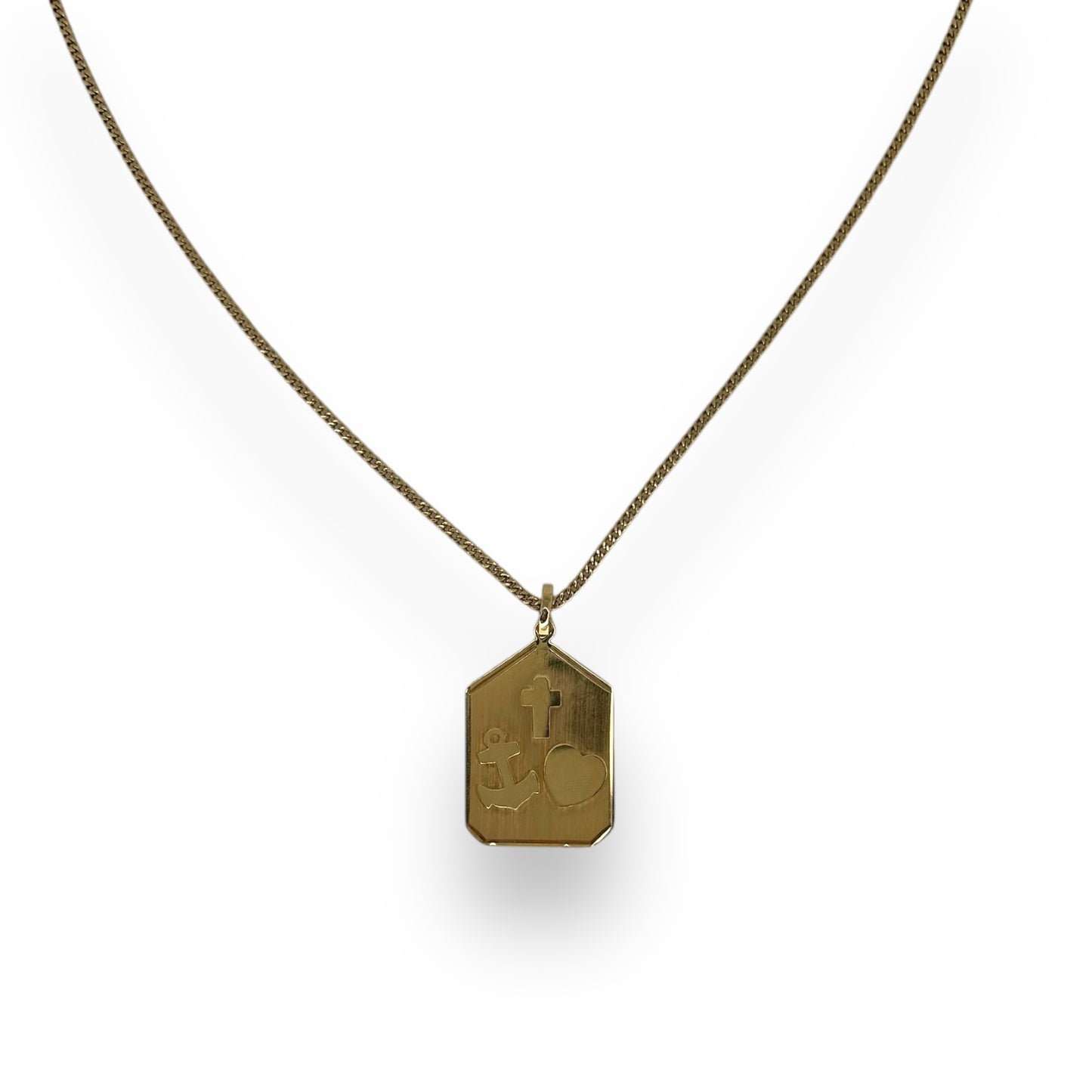 Vintage Curb Chain Necklace w/ Tag