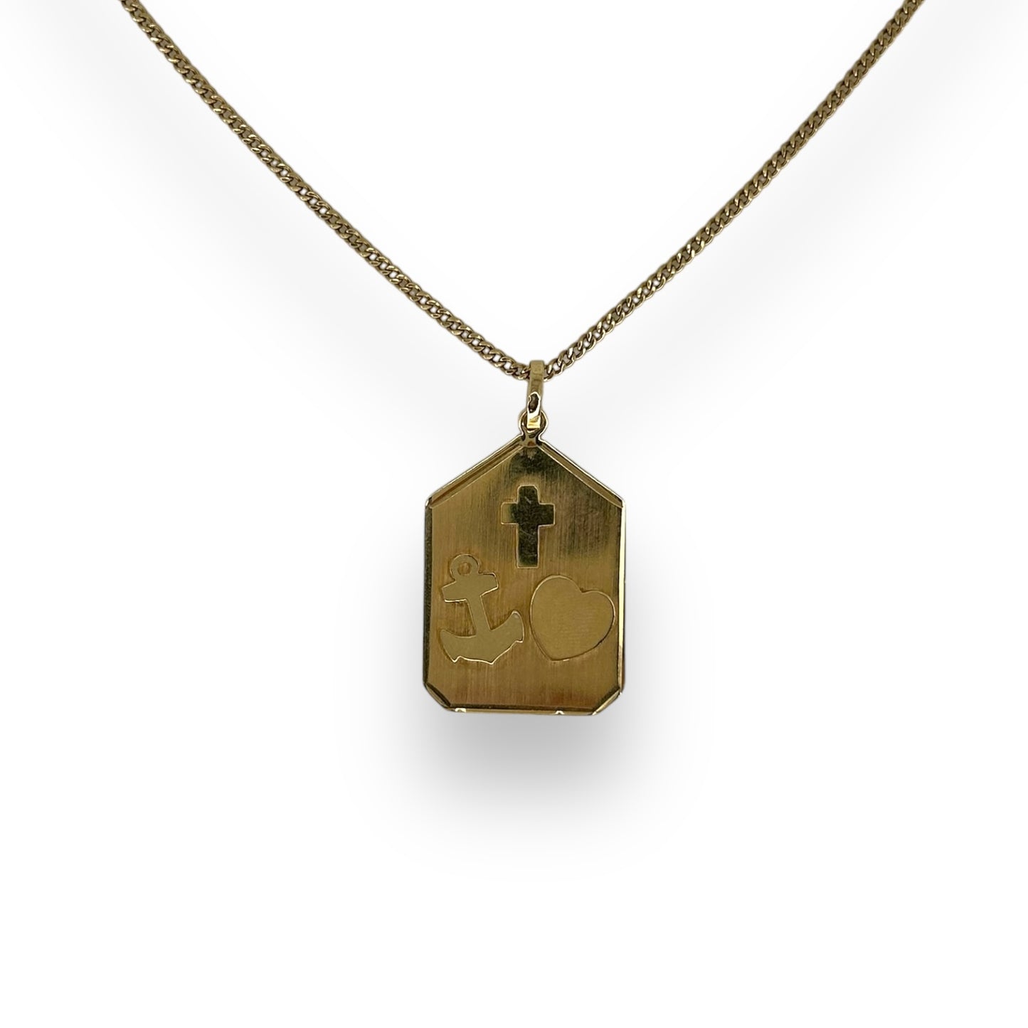 Vintage Curb Chain Necklace w/ Tag