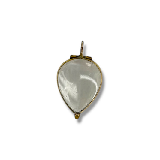 Antique Transparent Glass Charm