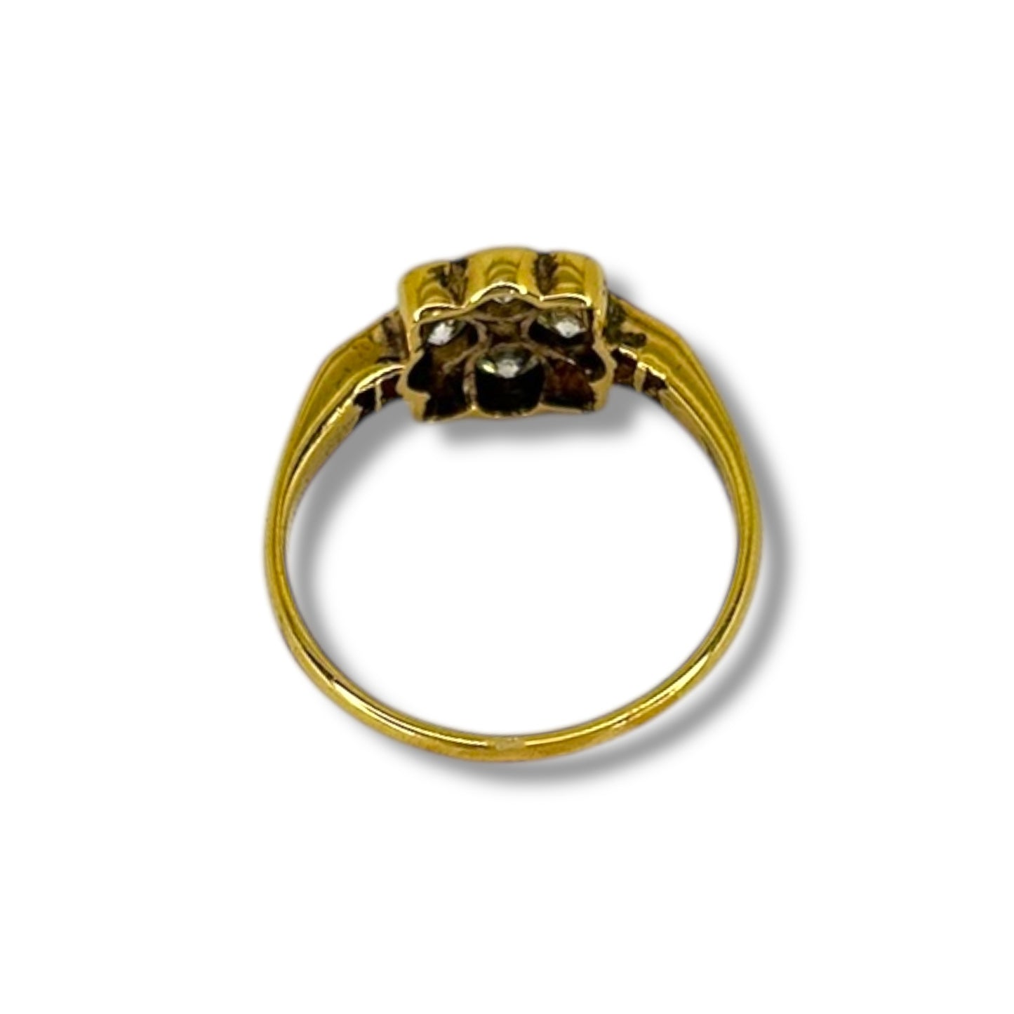 Vintage Diamond Cluster Ring