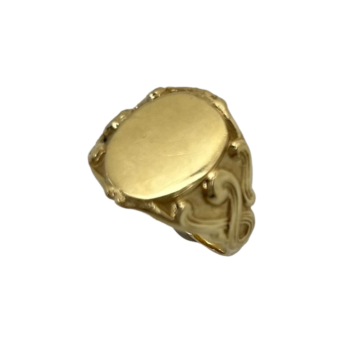 VINTAGE ART NOUVEAU-INSPIRED SIGNET RING