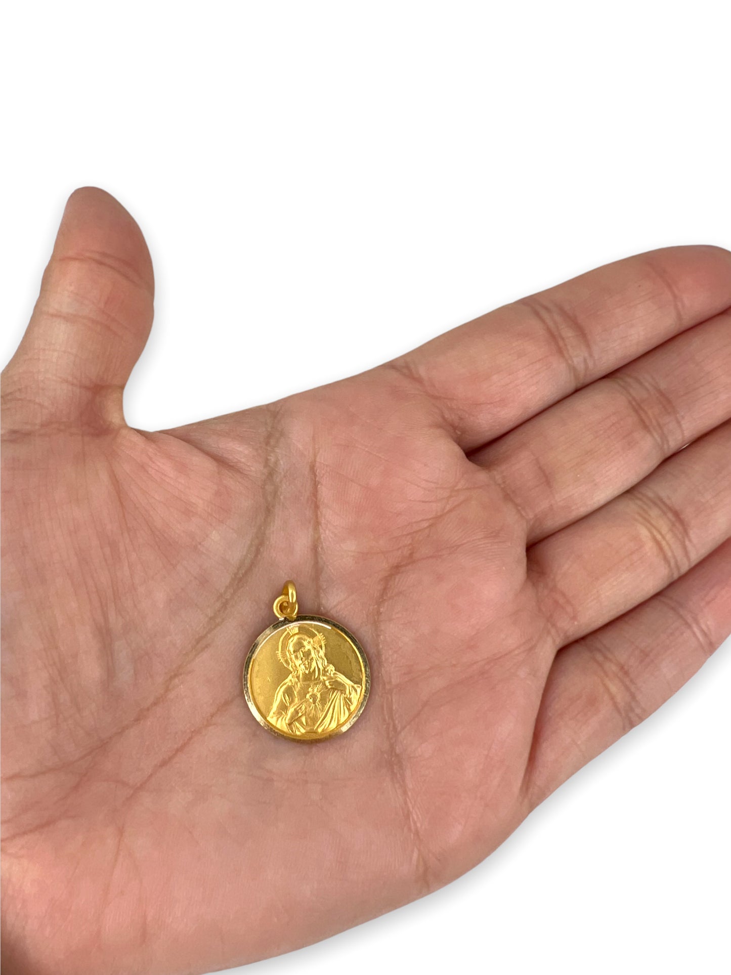 VINTAGE 18K CHRIST PENDANT