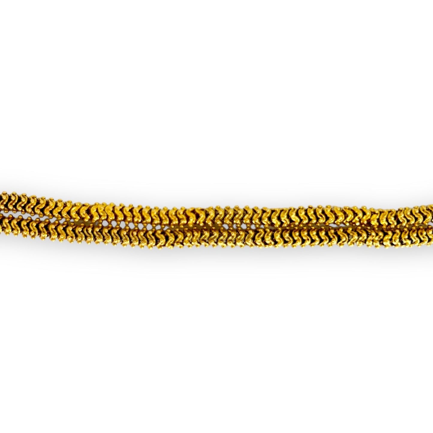 Antique French 18k Snake Chain w/ Watch Key