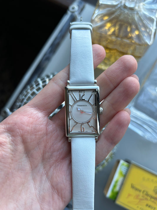 Vintage Tiffany & Co. Stainless Steel Wrist Watch