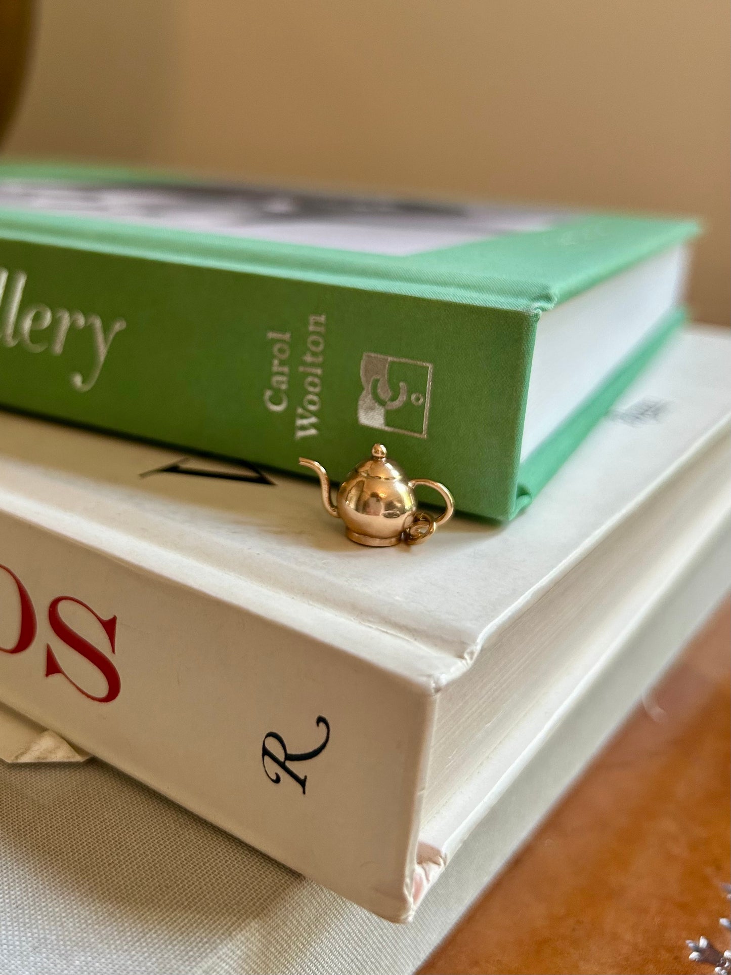 Vintage Small 3D Teapot Charm