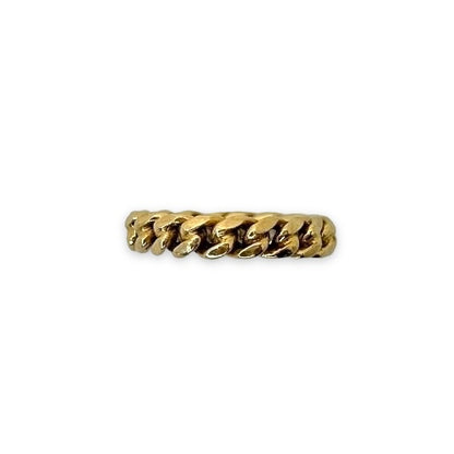 VINTAGE TIGHT CURB LINK ETERNITY BAND RING