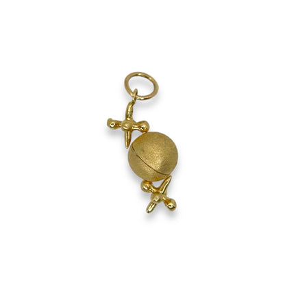 VINTAGE 14K SCATTER JACKS CHARM