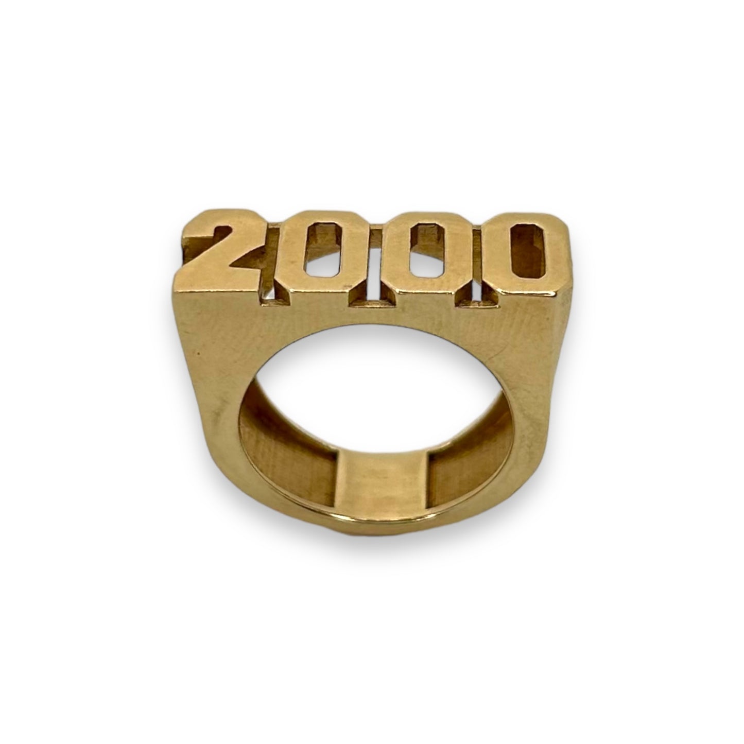 VINTAGE '2000' CUT OUT RING