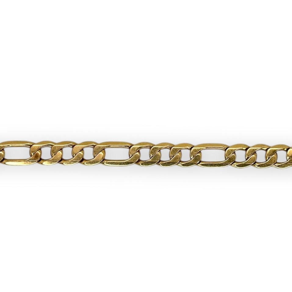 Heavy Figaro Bracelet w/ Heavy Lobster Clasp