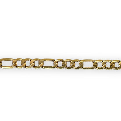 Heavy Figaro Bracelet w/ Heavy Lobster Clasp