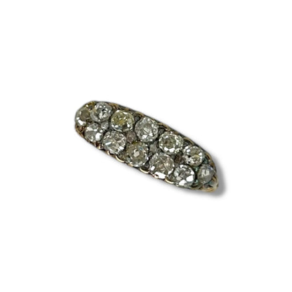 Antique Vari-Cut Diamond Cluster Ring