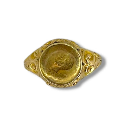 Antique Duke of Wellington Memorial Ring, Circa 1880-1890