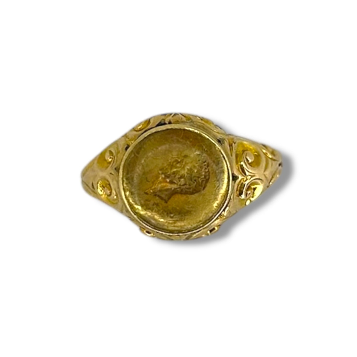 Antique Duke of Wellington Memorial Ring, Circa 1880-1890