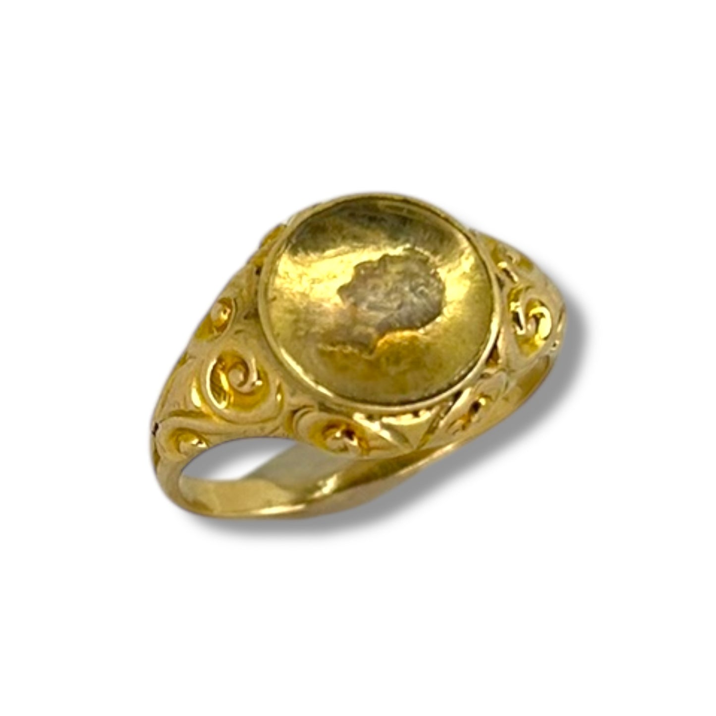 Antique Duke of Wellington Memorial Ring, Circa 1880-1890