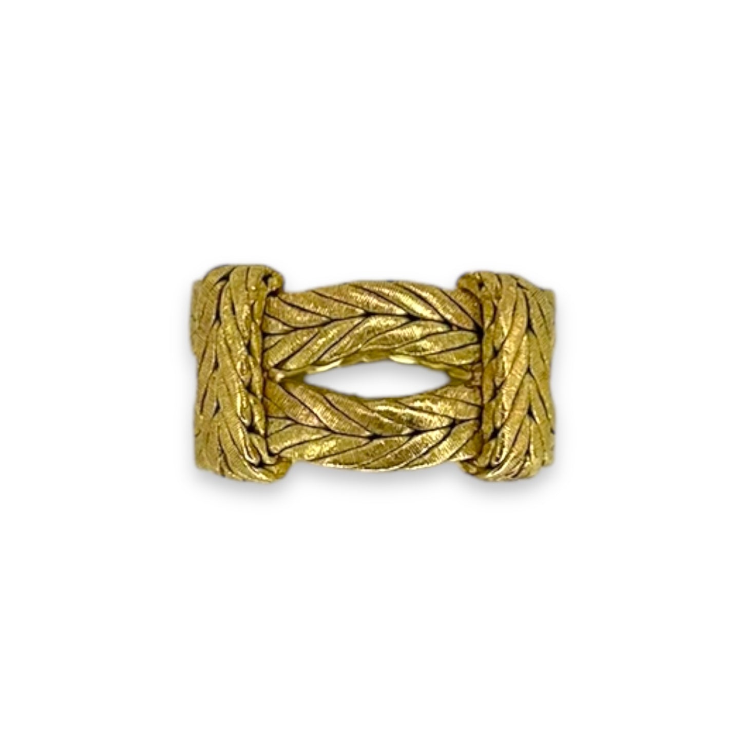 Rare Designer Vintage Braided Ring