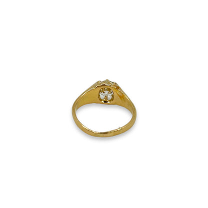 ANTIQUE 0.90 CTW OLD-CUT DIAMOND SINGLE STONE RING