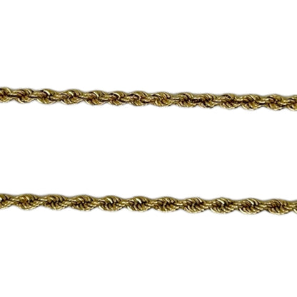 VINTAGE 14K TWISTED GOLD CHAIN