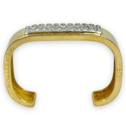 VINTAGE 1.80 CTW DIAMOND CUFF BRACELET