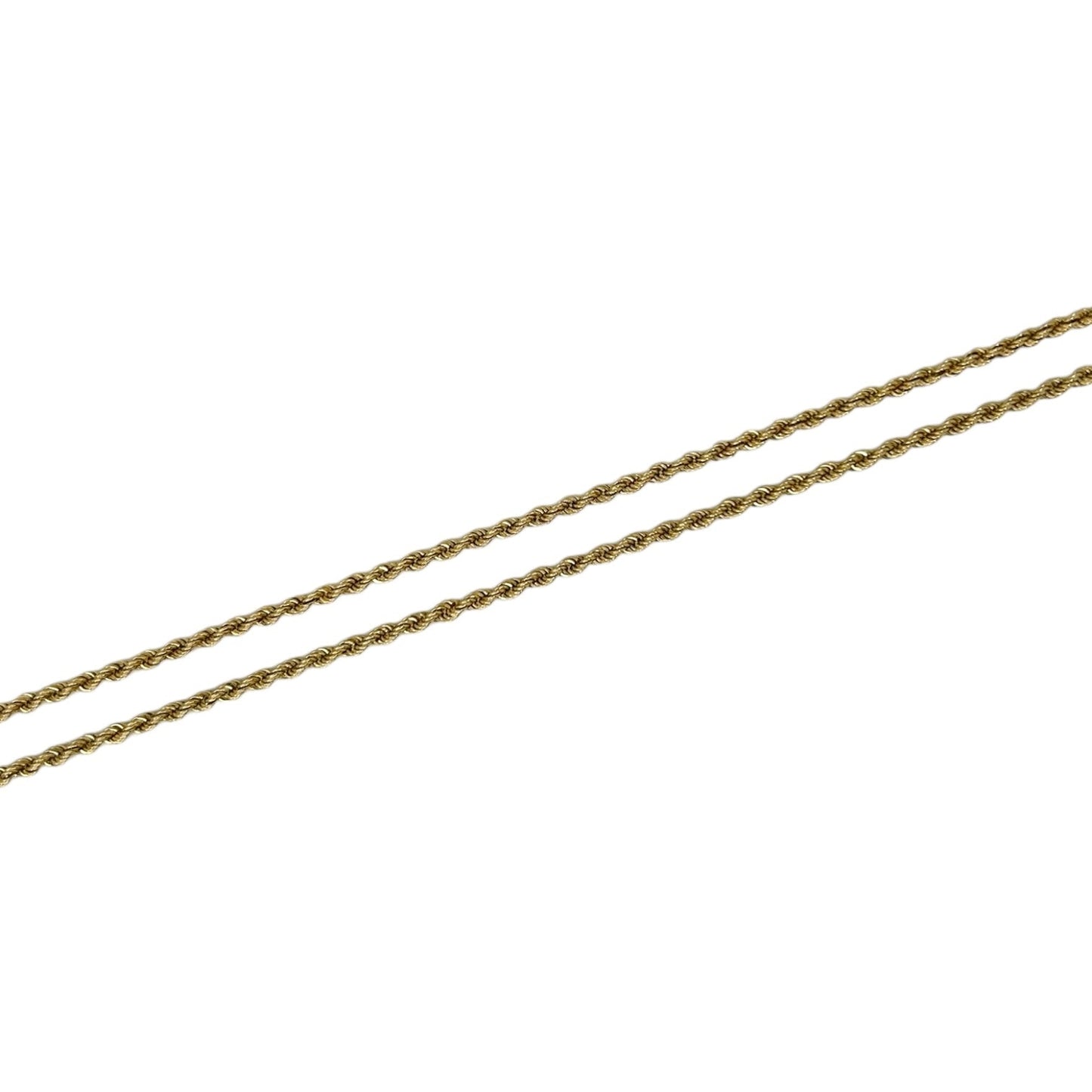 VINTAGE 14K TWISTED GOLD CHAIN