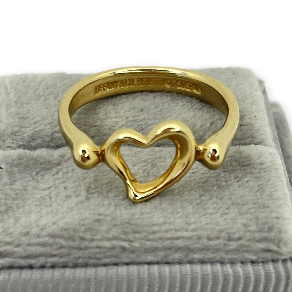 VINTAGE 18K ELSA PERETTI, TIFFANY & CO. HEART RING