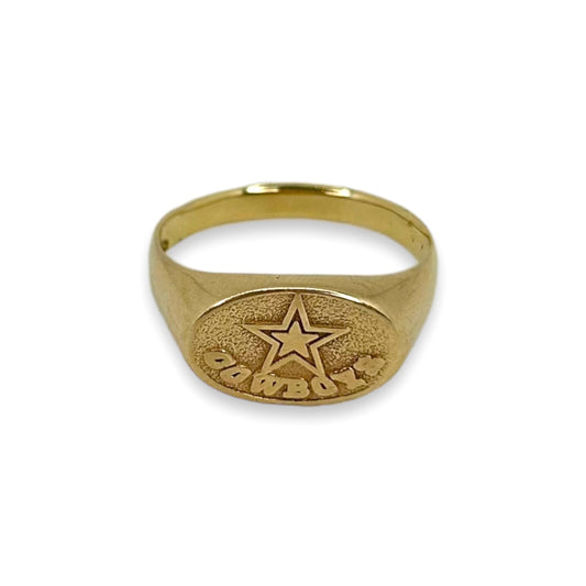 VINTAGE COWBOY SIGNET RING