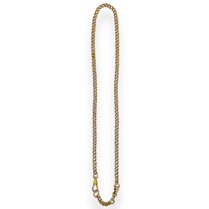 VINTAGE 18K CURB-LINK GOLD CHAIN