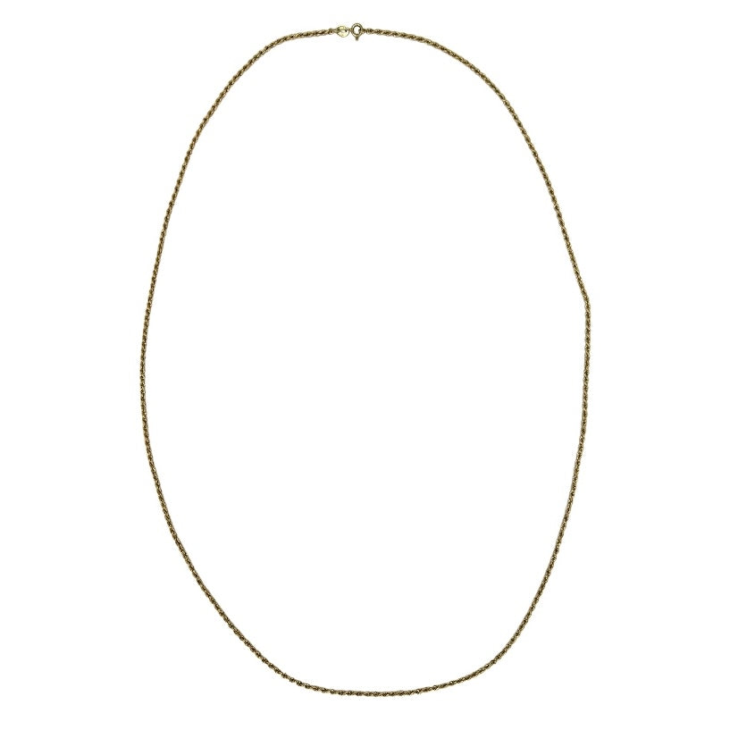 VINTAGE 14K TWISTED GOLD CHAIN