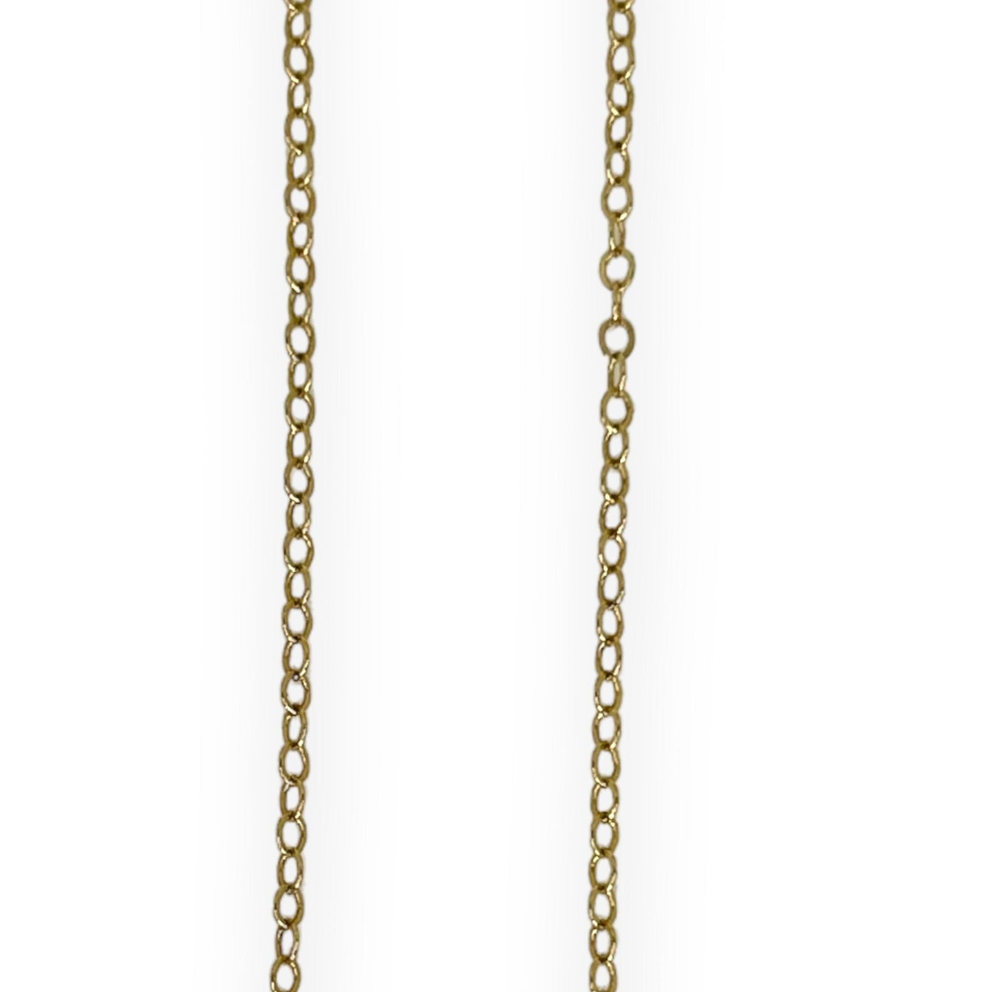 VINTAGE 14K VERY THIN CURB LINK CHAIN