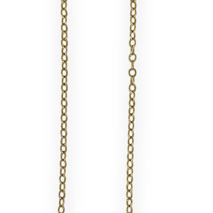 VINTAGE 14K VERY THIN CURB LINK CHAIN