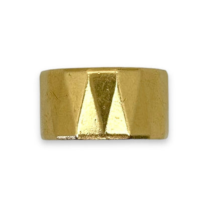 VINTAGE 14K TEXTURED CUFF RING