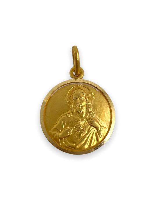 VINTAGE 18K CHRIST PENDANT