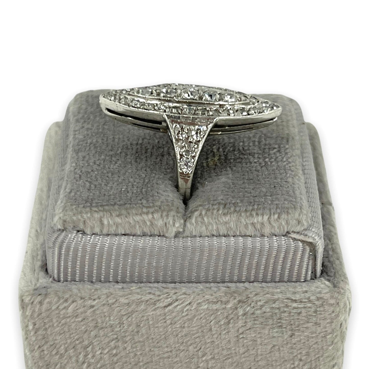 OLD CUT DIAMOND NAVETTE RING