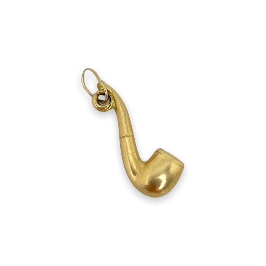 VINTAGE 14K SMOKING PIPE CHARM